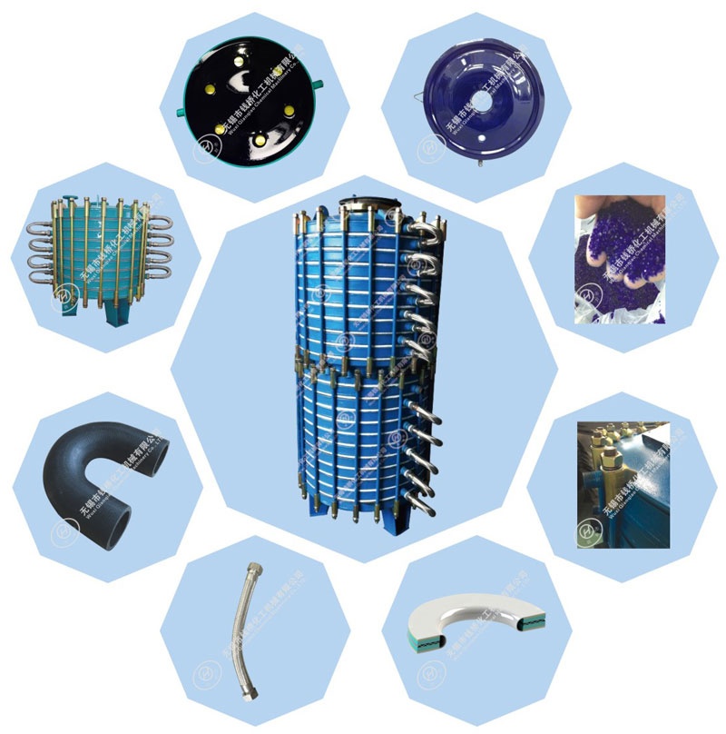 搪玻璃多孔片式冷凝器 搪玻璃多孔片式冷凝器